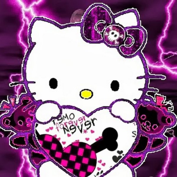 Хеллоу Китти с черной Хелоу Китти