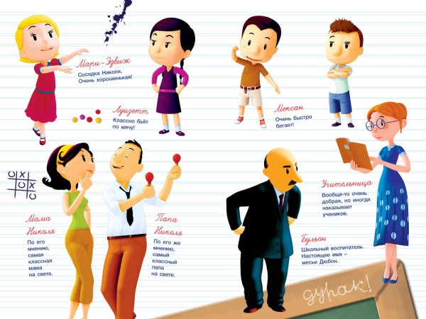 Герои мультика Николя