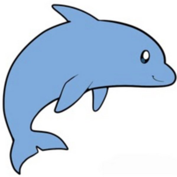 Дельфинчики для срисовки