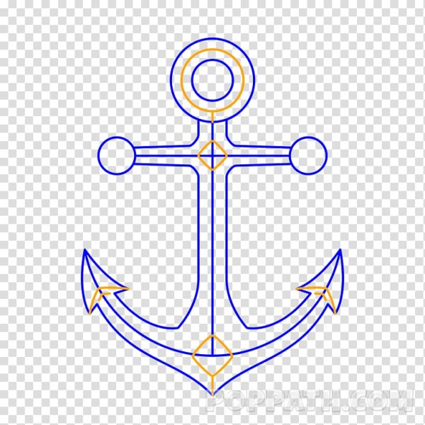 Якорь для рисования