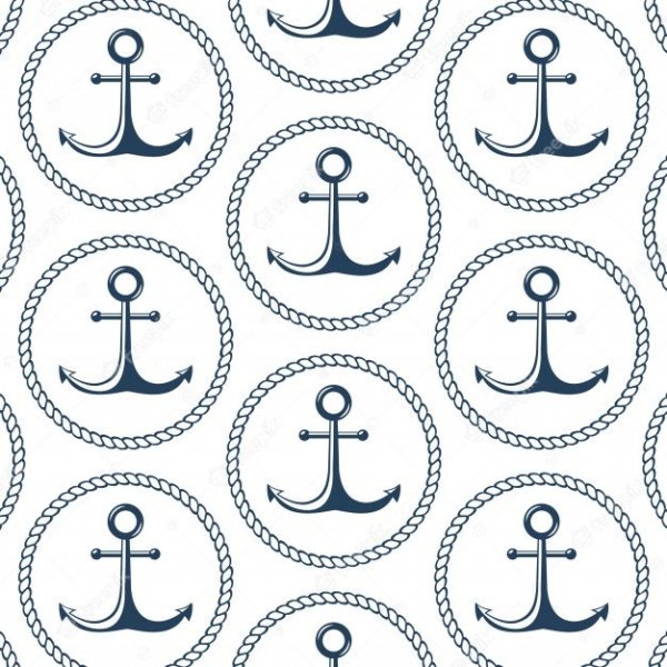 Якорь в круге