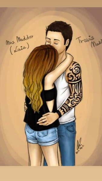 Парень и девушка рисунок