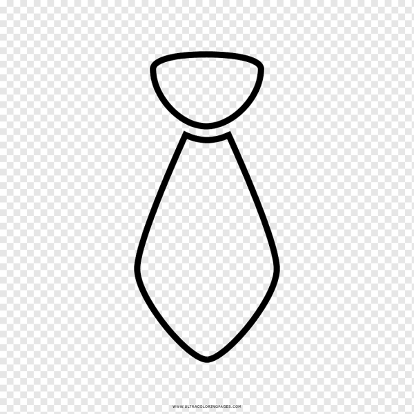 Галстук раскраска