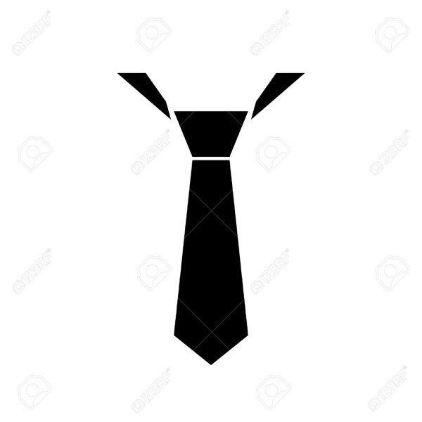 Галстук значок