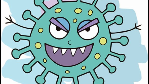 Коронавирус рисунок