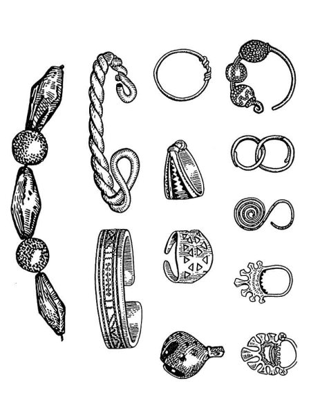 Раскраска украшения