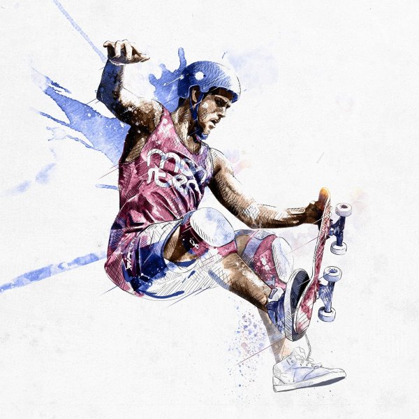 Арты на тему спорт