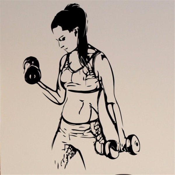 Фитнес иллюстрации