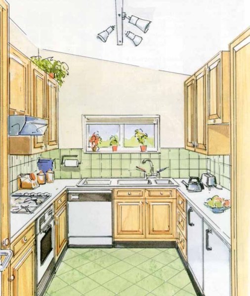 Эскиз кухни