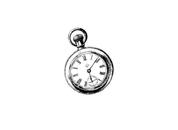 Карманные часы эскиз