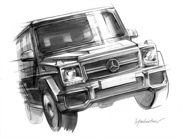 Раскраска Мерседес Гелендваген g63 AMG