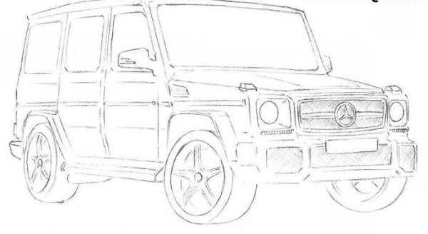 Раскраски Гелик г63