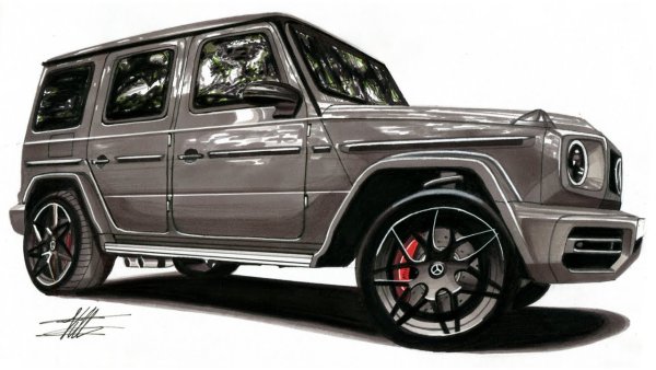 Раскраска Mercedes g63 AMG