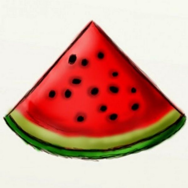 Маленькая долька арбуза