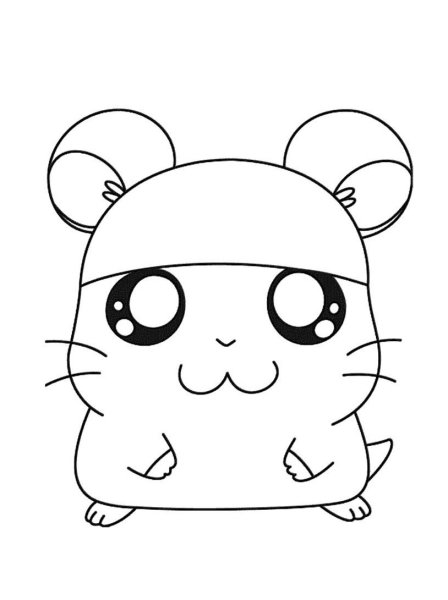 Хомяк рисунок карандашом