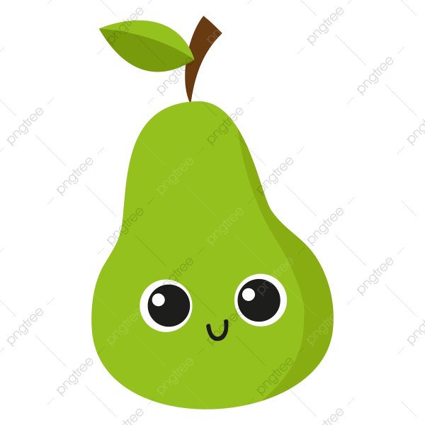 Груша раскраска