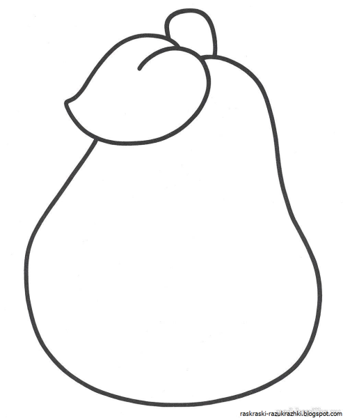Груша схематично