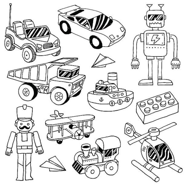 Игрушки контур