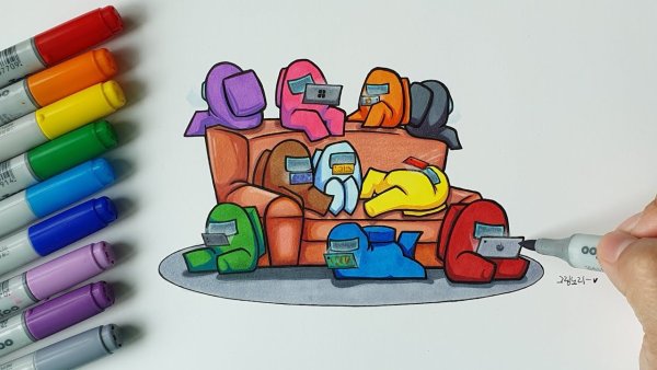 BTS bt21 раскраска