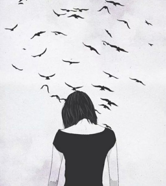 Грустные рисунки