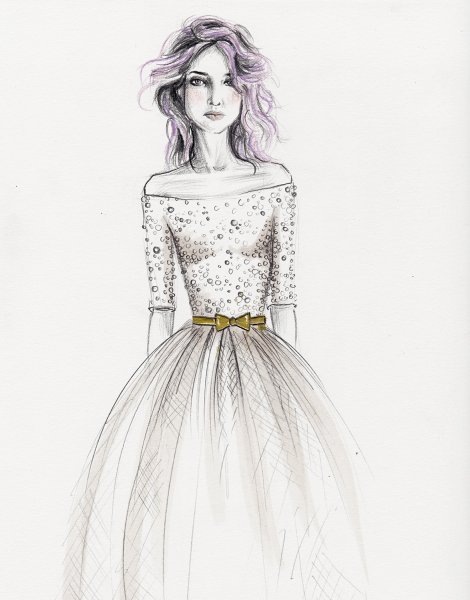 Идеи для платьев рисунки