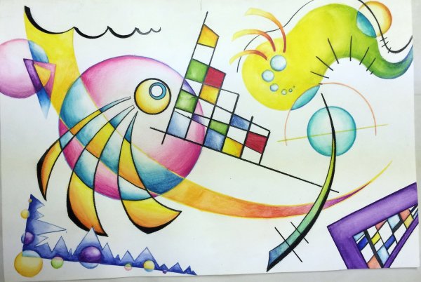 Любовь рисунок абстракция