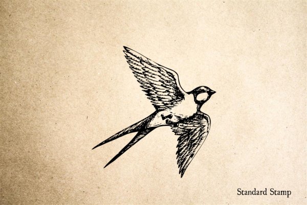 Эскиз ласточки Минимализм