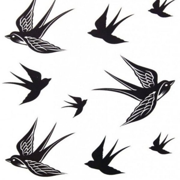 Ласточка тату эскиз