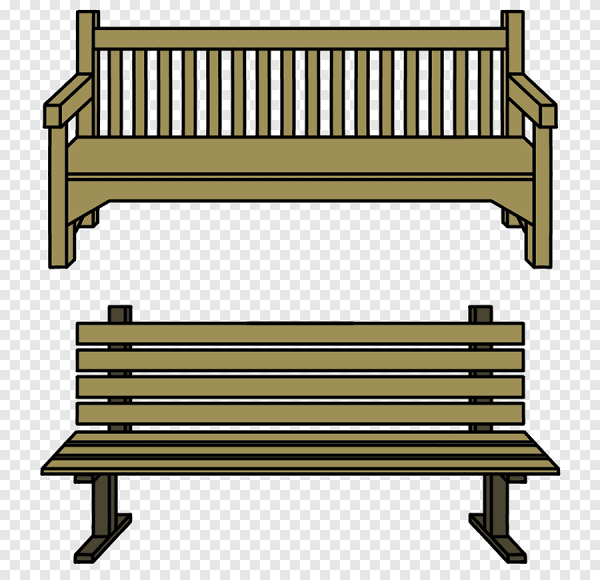 Нарисовать скамейку