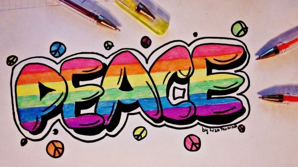 Рисунки фломастерами легкие