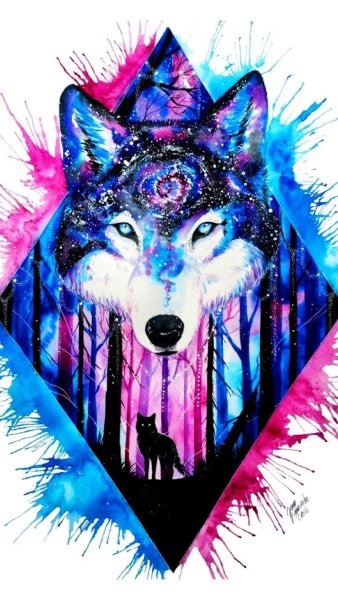 Нарисовать собаку красками