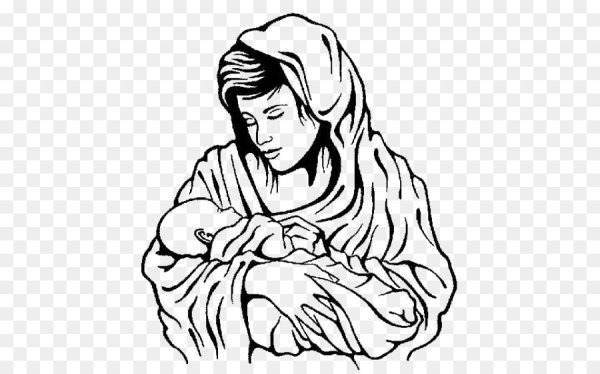 Образ мамы для раскрашивания