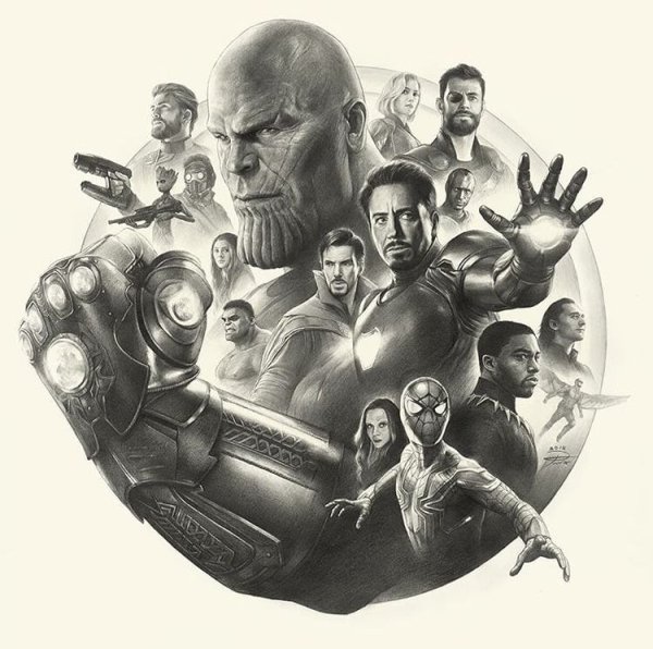 Марвел Авенгерс рисунок