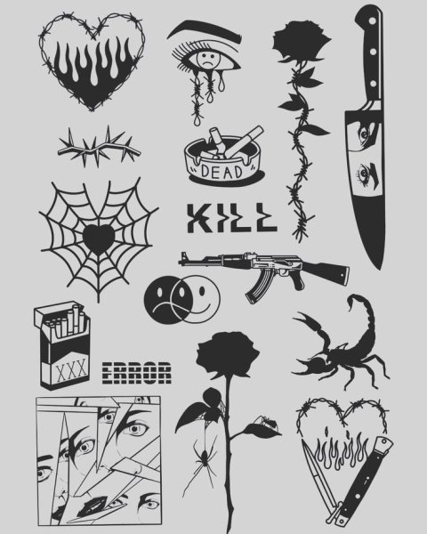 Крутые маленькие рисунки