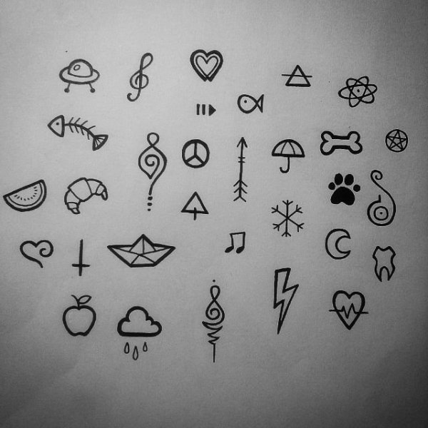 Домашняя Татуировка стиль