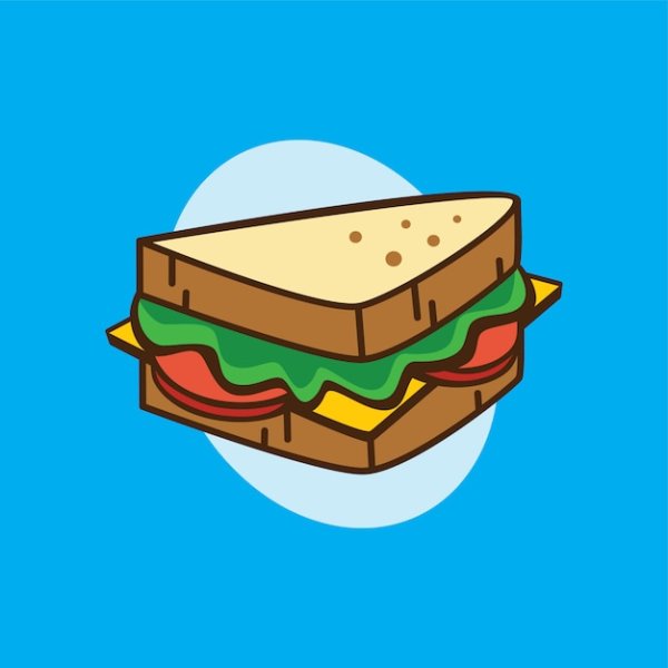 Бутерброды для срисовки легкие