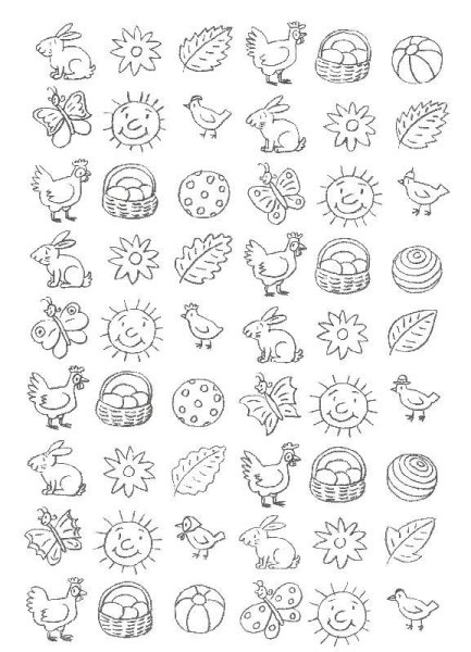 Корректурная проба для детей 5 лет