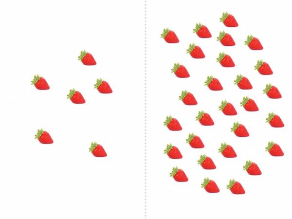 Карточки по математике много-мало