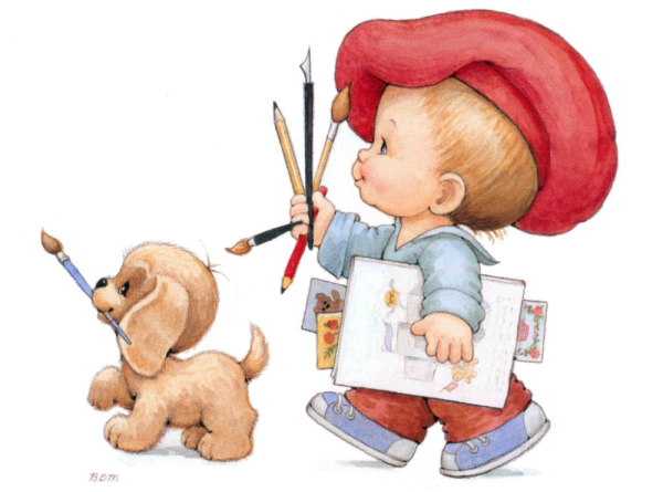 Маленьким художникам