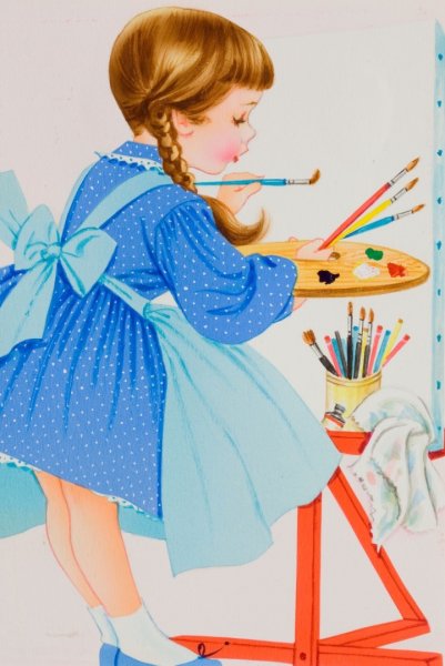 Девочка художник