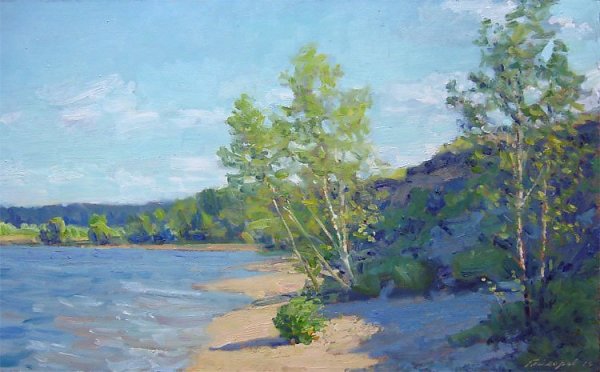 Живопись пейзаж Виктор Андреев