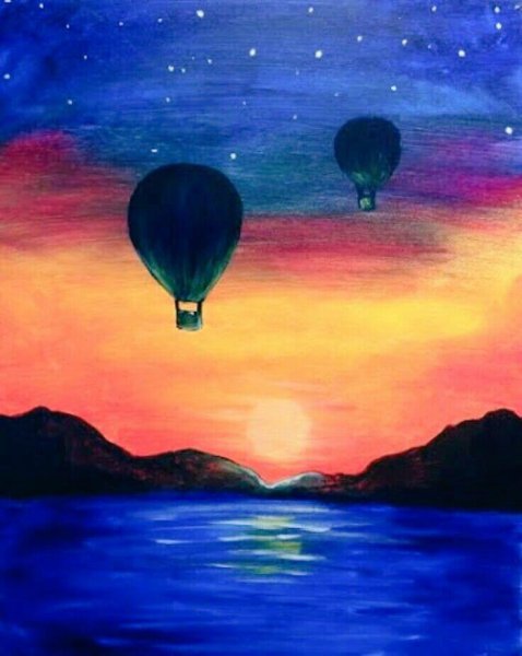 Рисунки гуашью