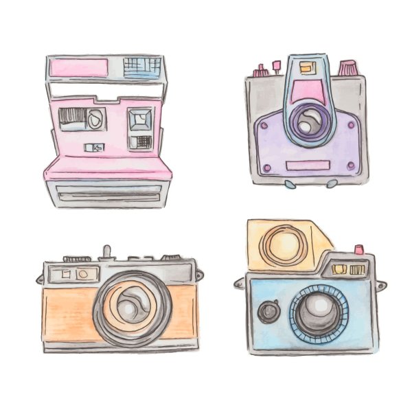 Рамка полароид вектор