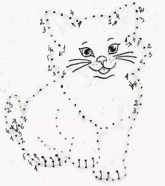 Вышивка по точкам