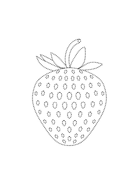 Штриховка ягоды для детей