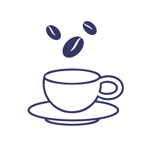 Контур кружки кофе