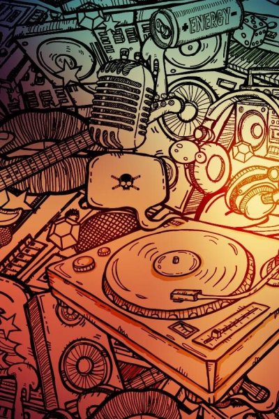 Креативный рабочий стол граффити