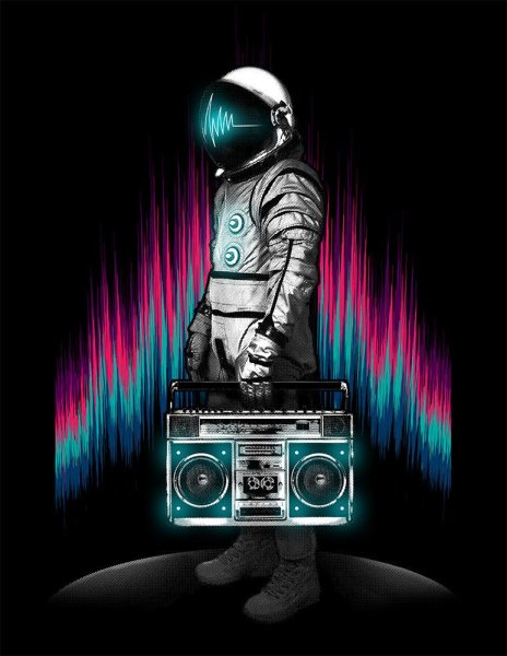 Космонавт диджей