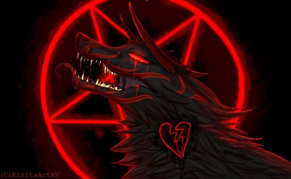 Демон рисунок