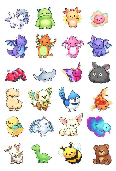 Чиби животные